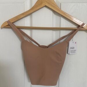 Lululemon like a cloud long-line bra b/c ribbed